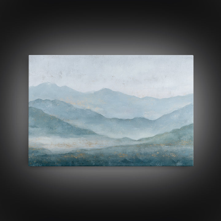 Simple Mountain Layers Canvas Print, Waiting Room Art, Modern Art, Waiting Room Decor, Fine Art, Calm, Therapy Office Decor, WRA-3x2-42