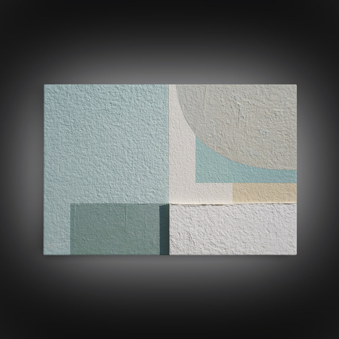 Minimal Geometric Composition Canvas Print, Waiting Room Art, Abstract, Waiting Room Decor, Abstract Art, Calm, Modern Decor, WRA-3x2-57