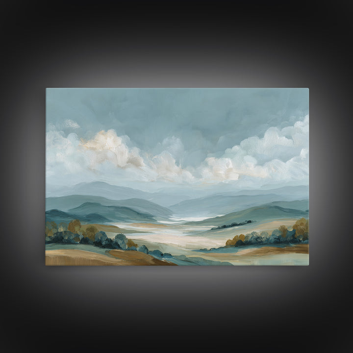 Large Cloudscape with Hopeful Light Framed Canvas Print, Waiting Room Art, Luxury Decor, Waiting Room Decor, Fine Art, Calm, WRA-3x2-92