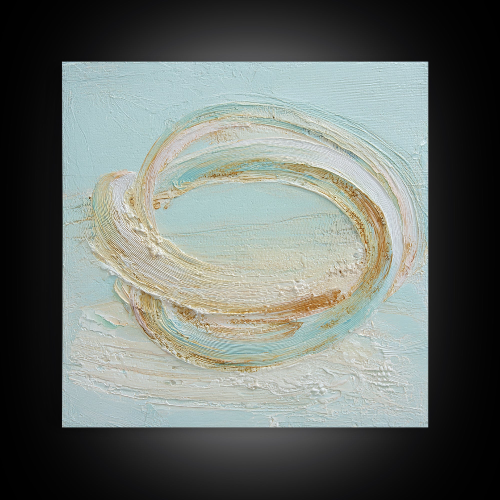 Incense Smoke Forming Abstract Curves Framed Canvas Print, Yoga Studio Art, Feminine Wall Art, Yoga Studio Decor, Balance, YSA-1x1-21