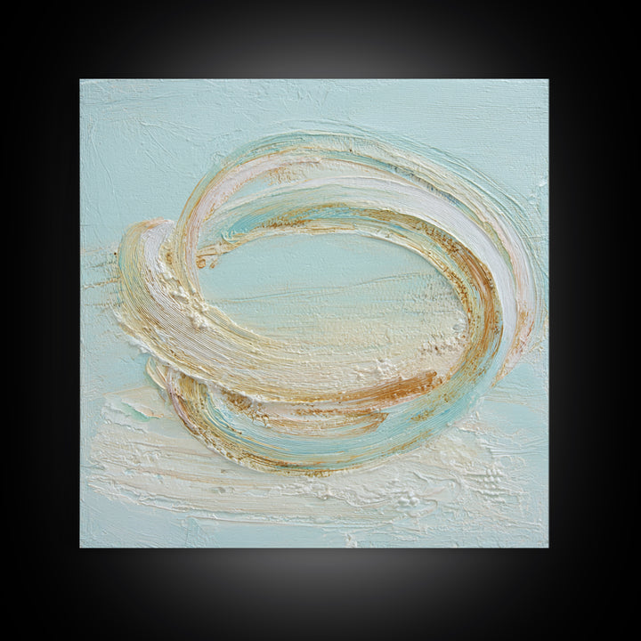 Incense Smoke Forming Abstract Curves Framed Canvas Print, Yoga Studio Art, Feminine Wall Art, Yoga Studio Decor, Balance, YSA-1x1-21