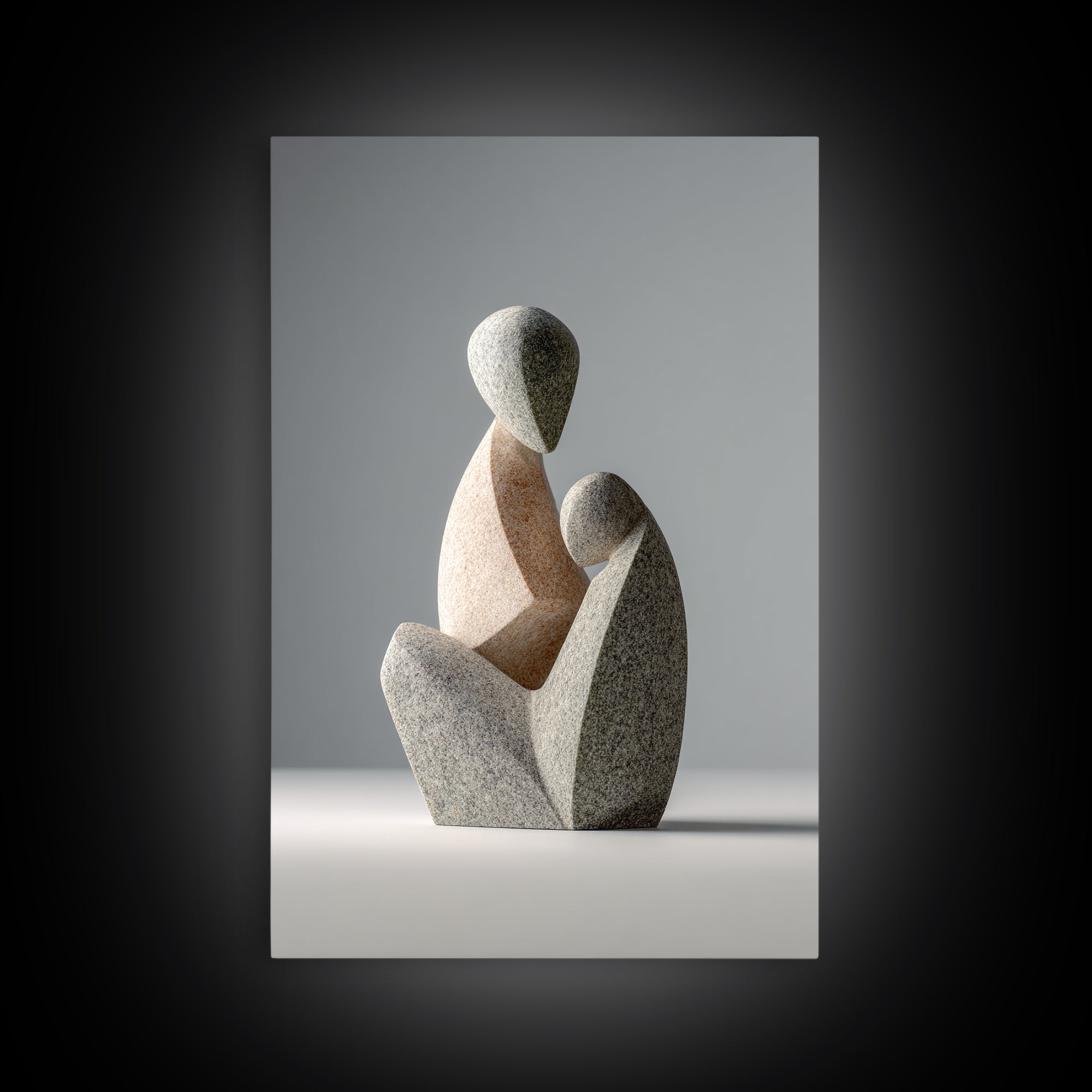 Seated Meditation Figure Canvas Print, Yoga Studio Art, Custom Wall Art, Yoga Studio Decor, Balance, Feminine Wall Art, YSA-2x3-81