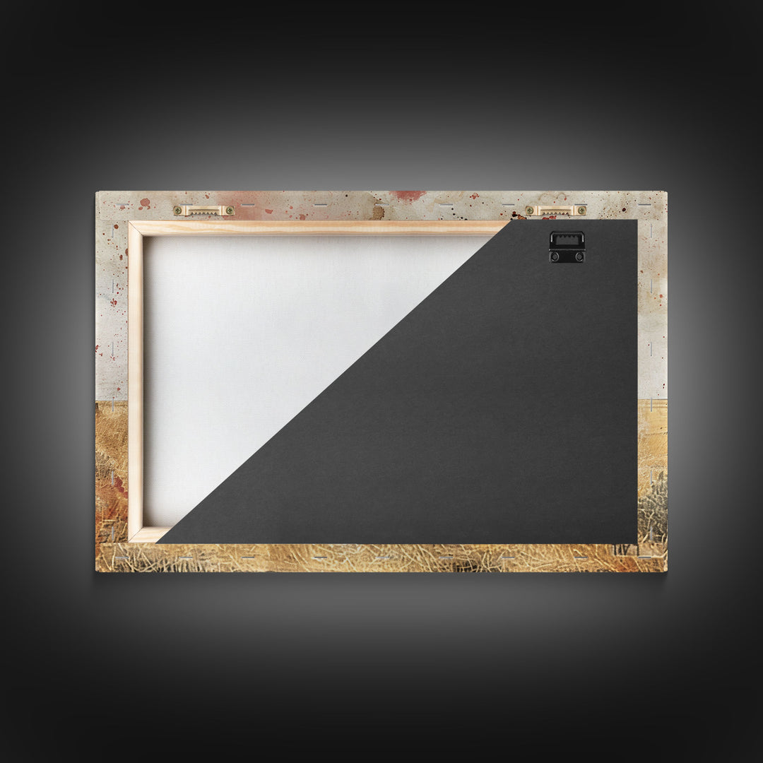 Rusty Old Truck On The Farm Framed Canvas Print, Primitive Home Decor, Art, Kitchen Decor, Living Room Decor