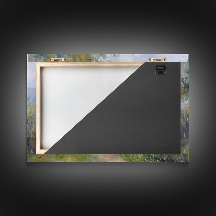 Primitive / Rustic Wall Art | Framed Canvas Print | Home Decor Gift | Housewarming Gift | Vintage Country Art | Minimalist Watercolor