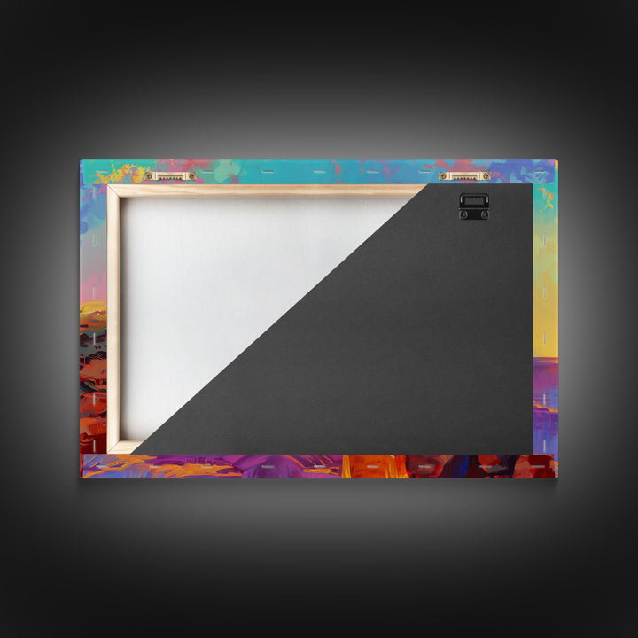 Framed Cowboy Art | 24x36 Wall Art | Equestrian Wall Decor | Western Decor | Southwestern Art | | Retro Wild West | Farmhouse Wall Art