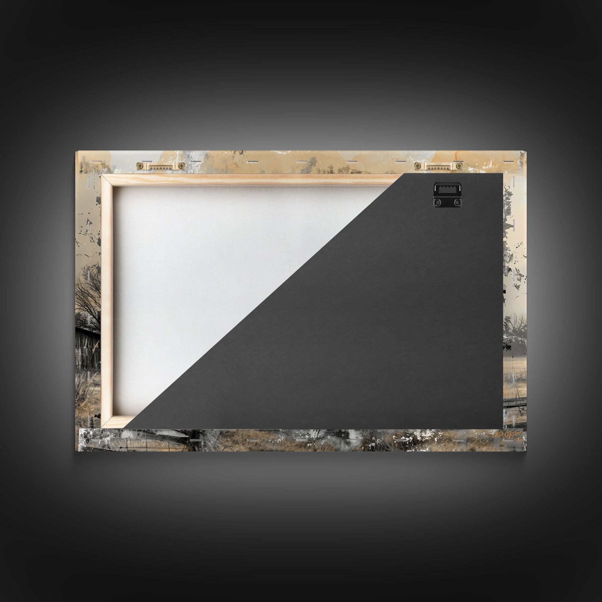 Minimalist Farmhouse Barn Wall Art Canvas Print Painting Metal Art Vintage Decor Country Art Frame Art Rustic Primitive Art Old Barn