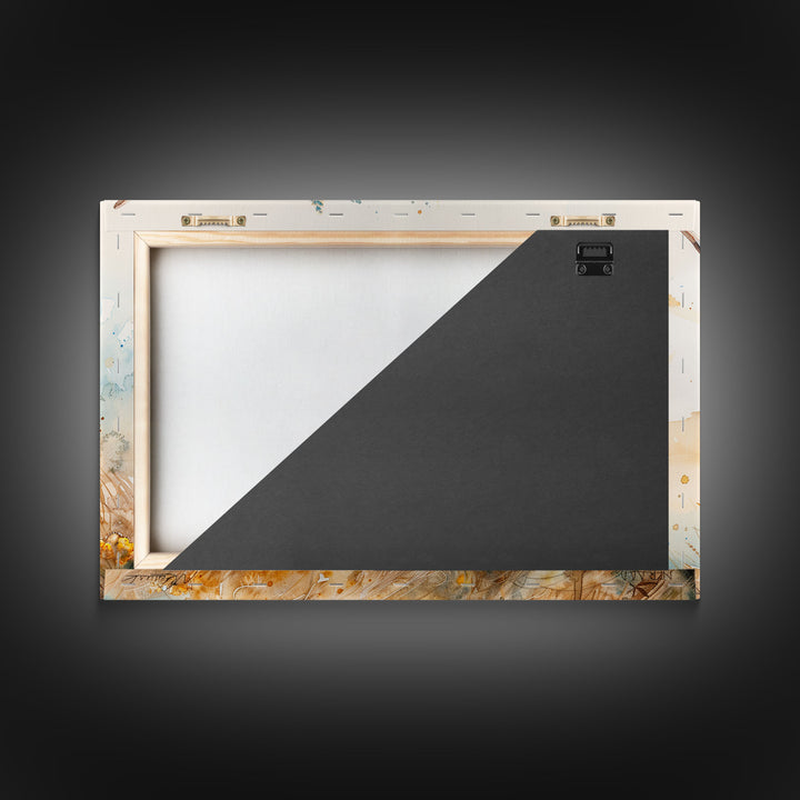 Vintage Cow Painting Framed Canvas Print | Retro Country Decor | Living Room Art | Gift For Her | Vintage Wall Art | Cottage Core Wall Art