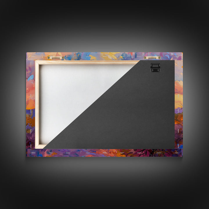 Saguaro Cactus Pop Art Oil Painting Canvas Print, Sedona Arizona, Grand Canyon Painting, Desert Landscape, Southwestern Decor, Kitsch Art