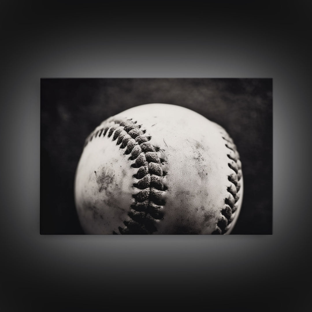 Framed Baseball Print, Black and White Baseball Picture, Sports Wall Decor, Boys Room Wall Decor, Baseball Player Gift, Baseball Nursery Art