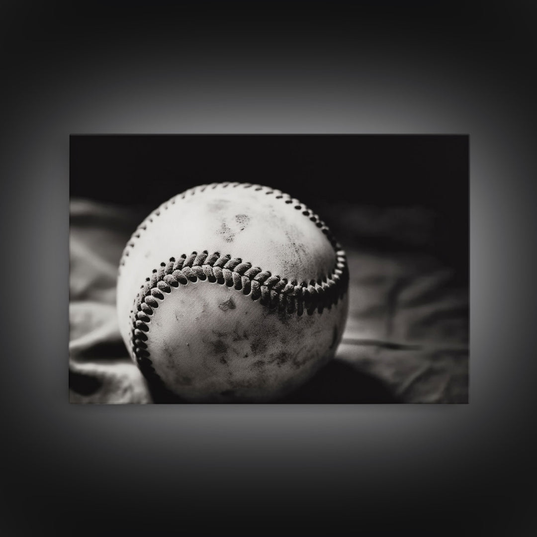 Framed Baseball Print, Black and White Baseball Picture, Sports Wall Decor, Boys Room Wall Decor, Baseball Player Gift, Baseball Nursery Art