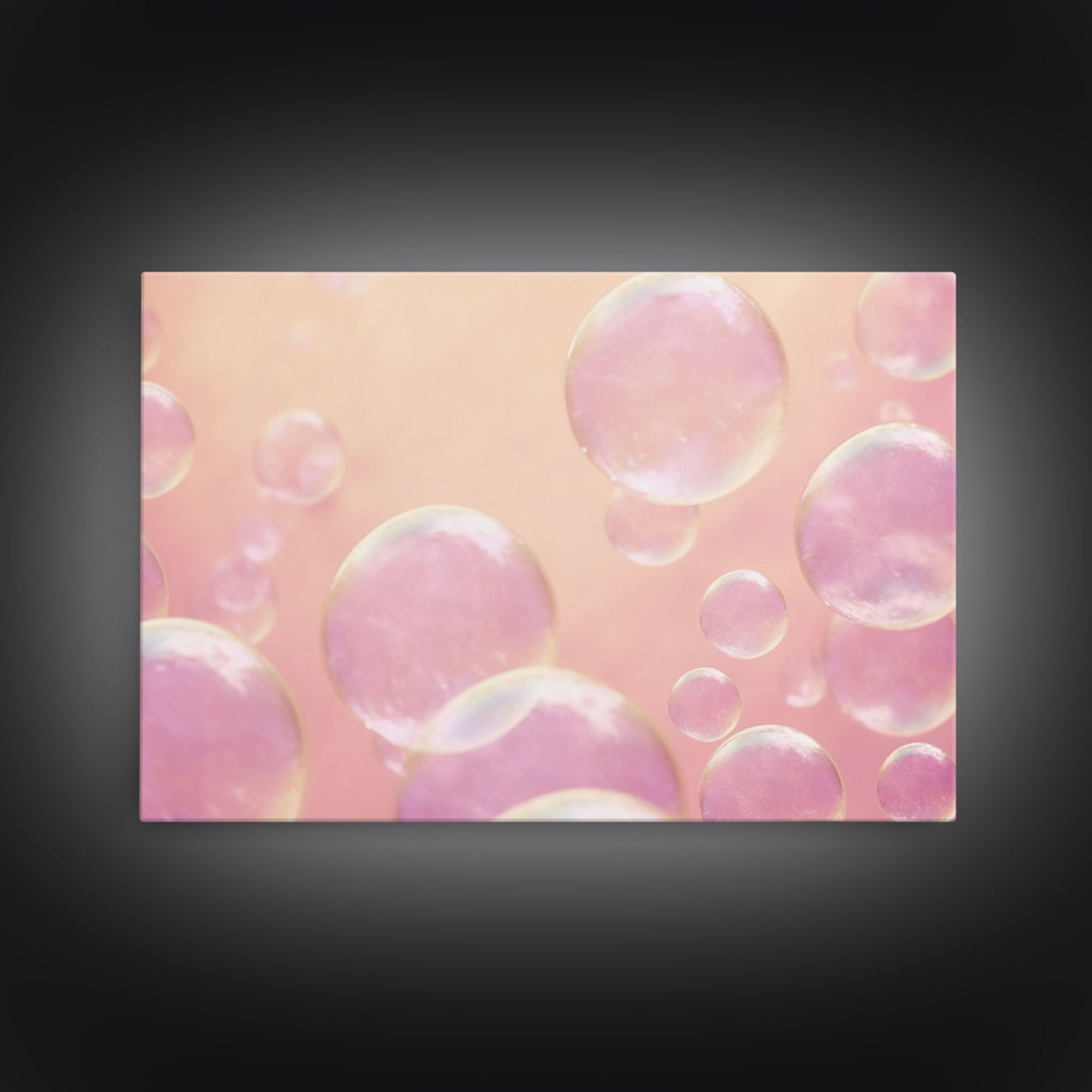 Retro Pink Bathroom Wall Decor, Pink Bubbles Abstract Wall Art Print, Bubbles Print, Pink Nursery Wall Art, Bubbles Art, Vintage Style Decor