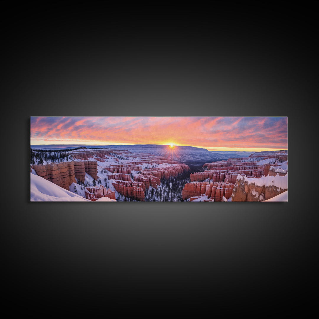 Panoramic of Bryce Canyon National Park, Extra Large Wall Art, Panoramic Wall Art, Panoramic Print, Landscape Photography, Landscape Print