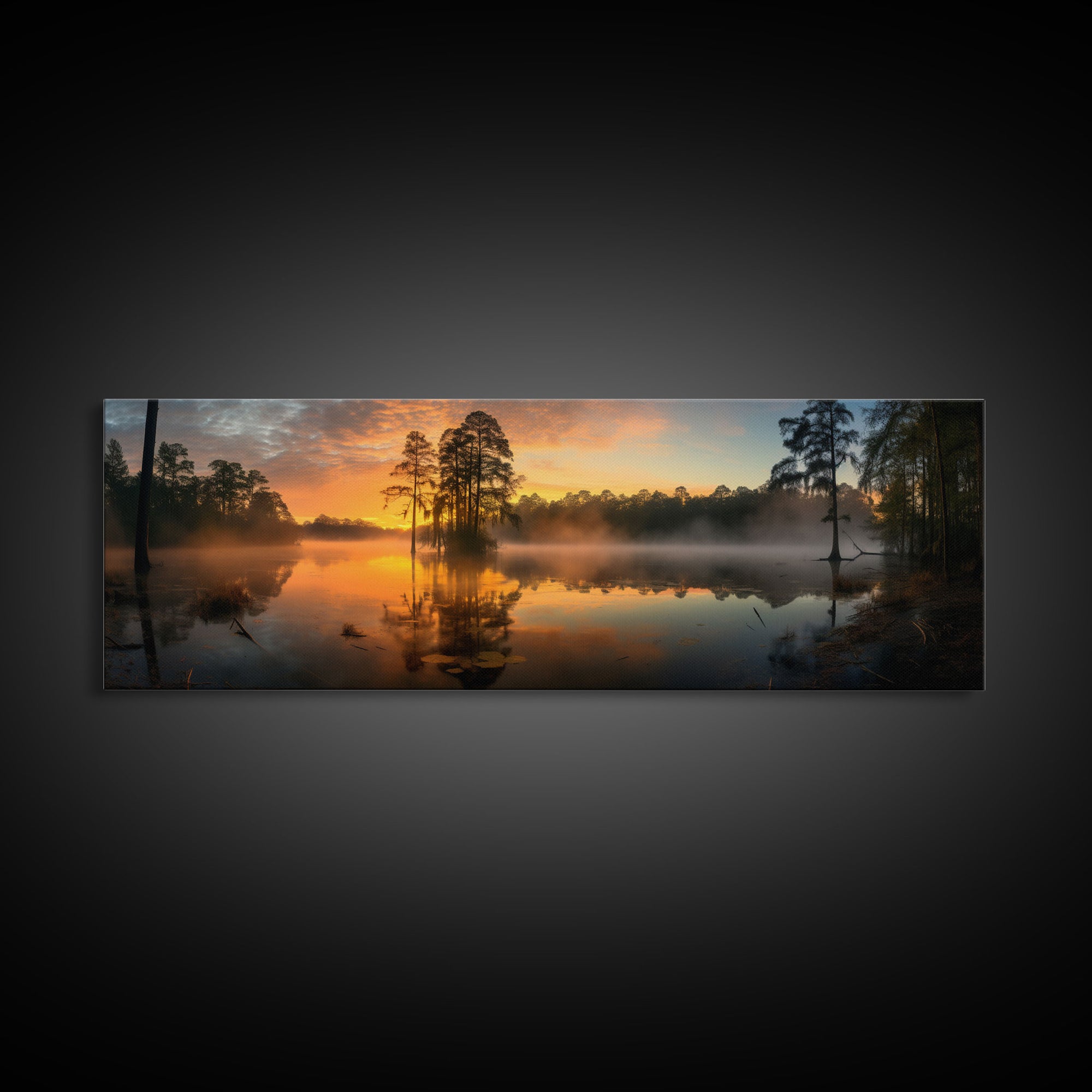 Panoramic of Congaree National Park, Extra Large Wall Art, Panoramic Wall Art, Panoramic Print, Landscape Photography, Landscape Print