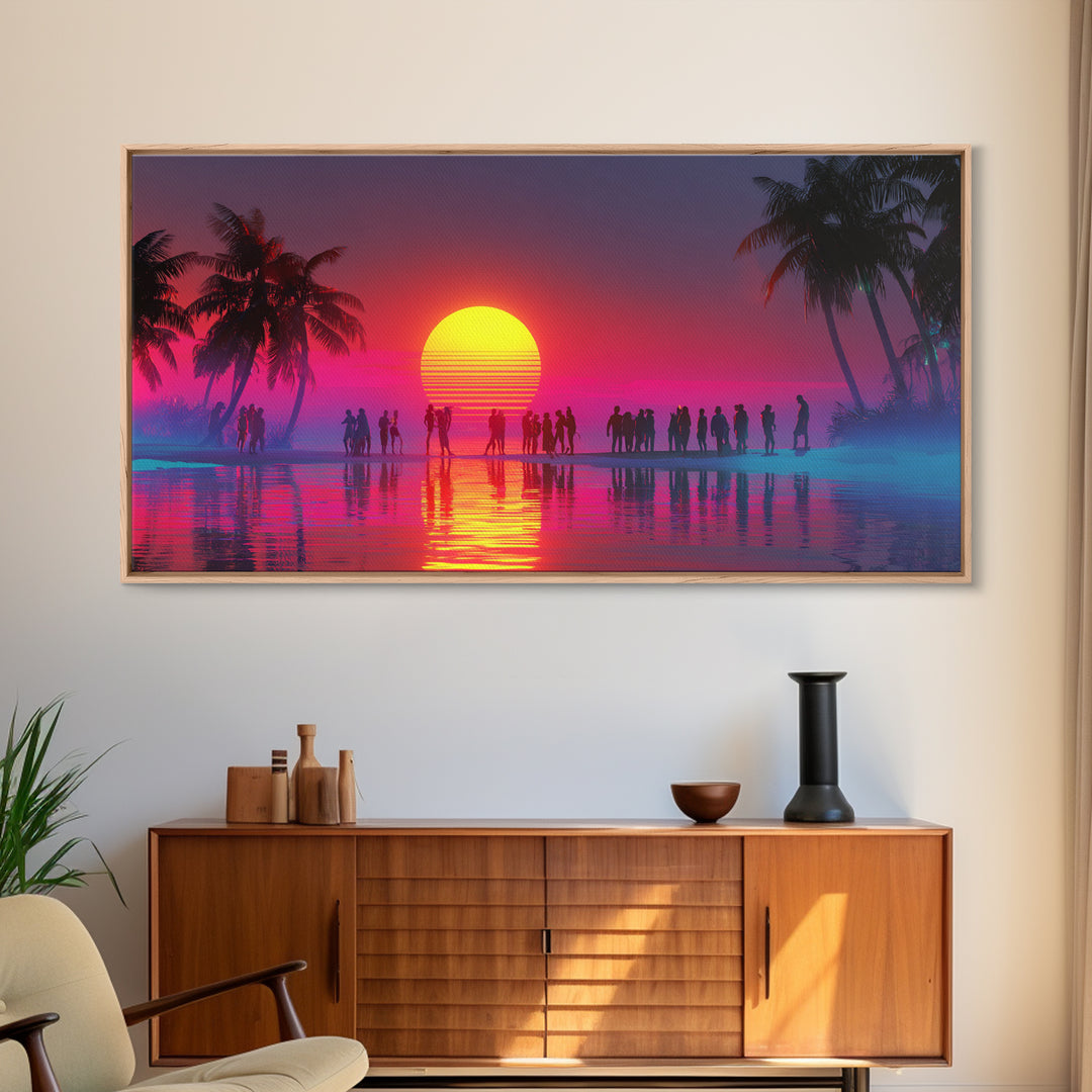 Stunning Asian Landscape With Waterfall And Lone Traveler Classic Oriental Wall Art Framed Canvas Print Zen Home Decor