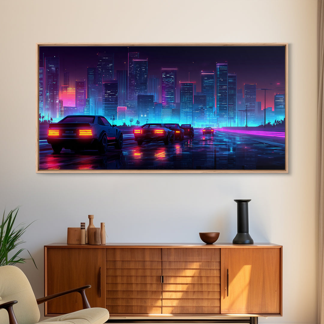 Enchanting Nighttime Tropical Beach Scene With Moon And Palm Trees Featuring Warm Sunset Colors As Canvas Print