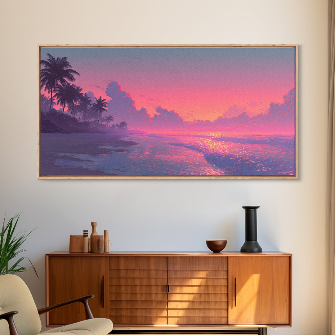 Vibrant Cityscape Painting With Colorful Lights Abstract Urban Wall Art Canvas Print Modern Wall Decor Living Room Art
