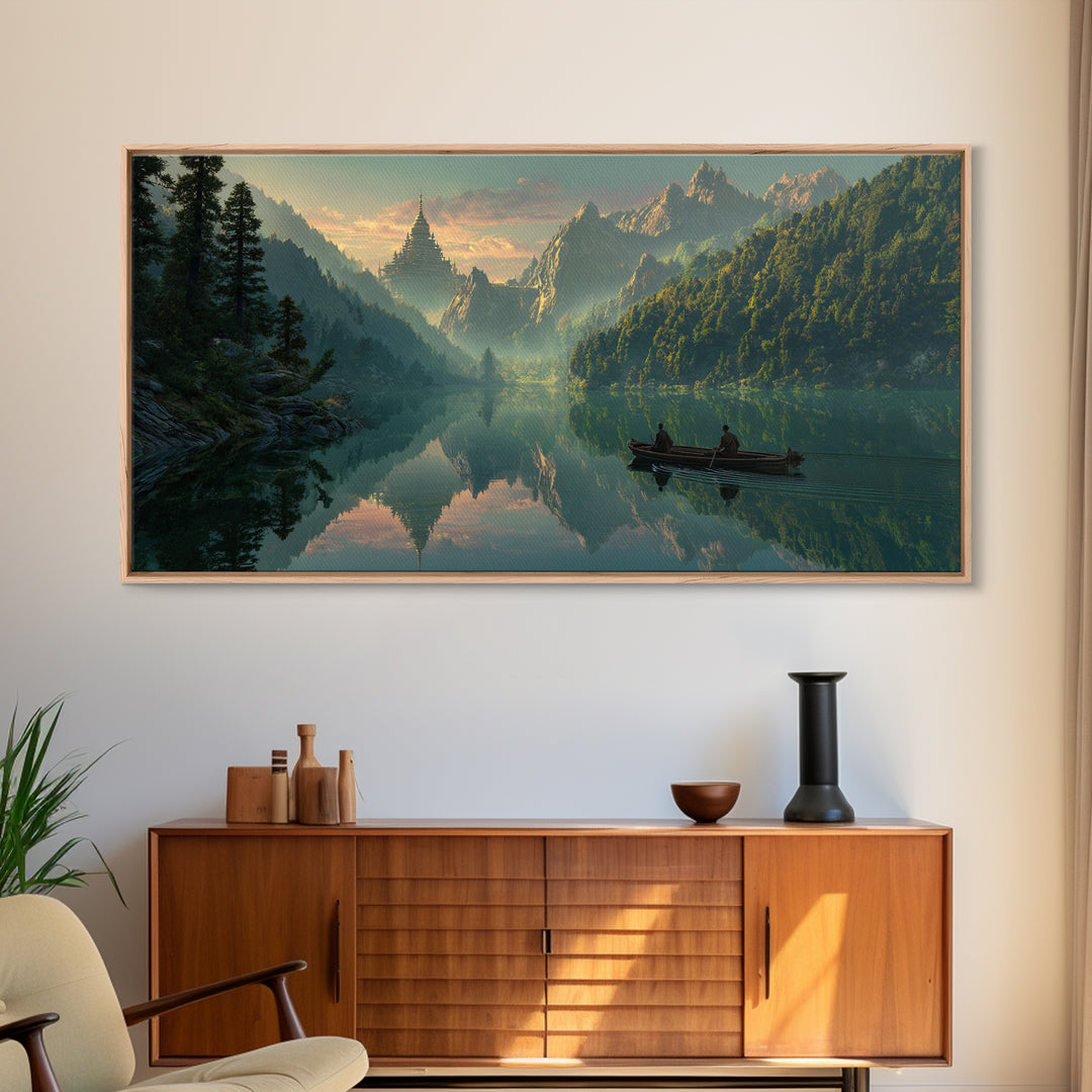 Vibrant Psychedelic Buddha Wall Art Framed Canvas Print Spiritual Decor Modern Meditative Art Gift For Yoga And Zen Home Space