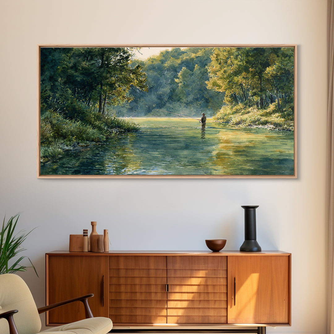 Stunning Sunset Over Majestic Mountain Landscape With Warm Light Large Framed Canvas Print Modern Wall Art For Living Room Decor