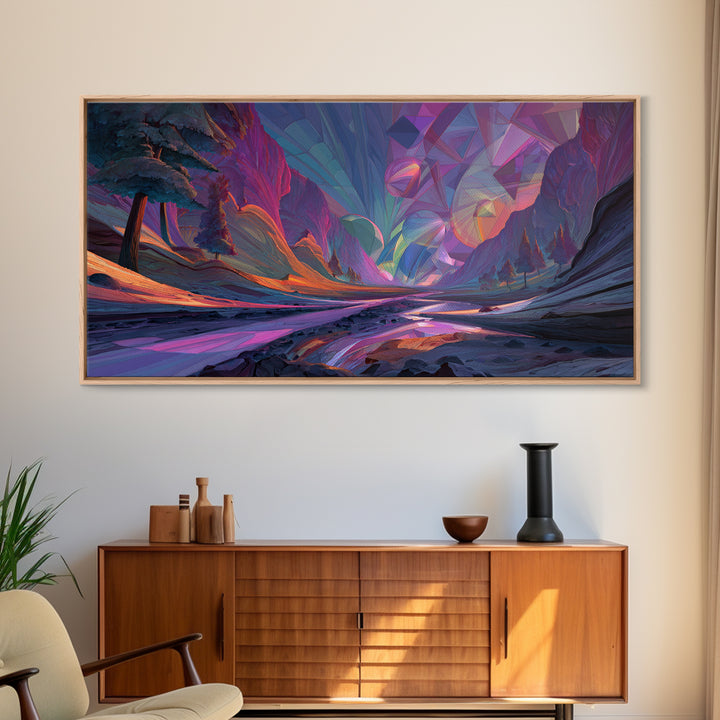 Detailed Underwater Fantasy Scene With Bright Coral Fish And Plants Vibrant Ocean Life Wall Art Canvas Print For Coastal Home Or Bathroom