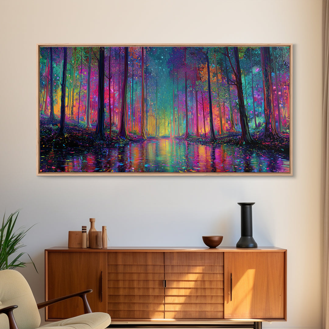 Tranquil Ocean Sunset With Gentle Waves Wall Art Painting Canvas Print For Coastal Bedroom Or Living Room Decor Large Framed Print
