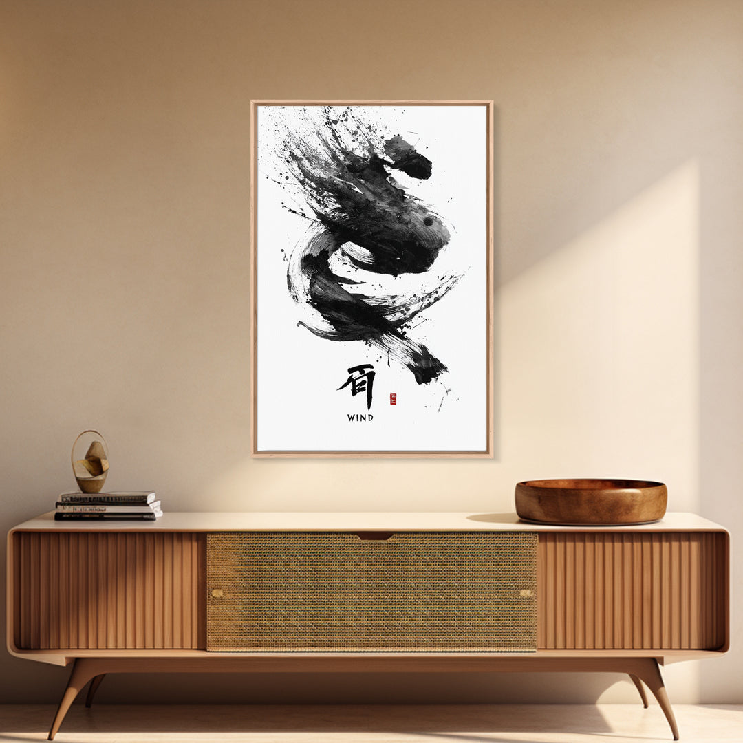 Gentle Water Droplets Creating Ripples Fine Art Photography Canvas Print Large Wall Art For Modern Tranquil Home Decor