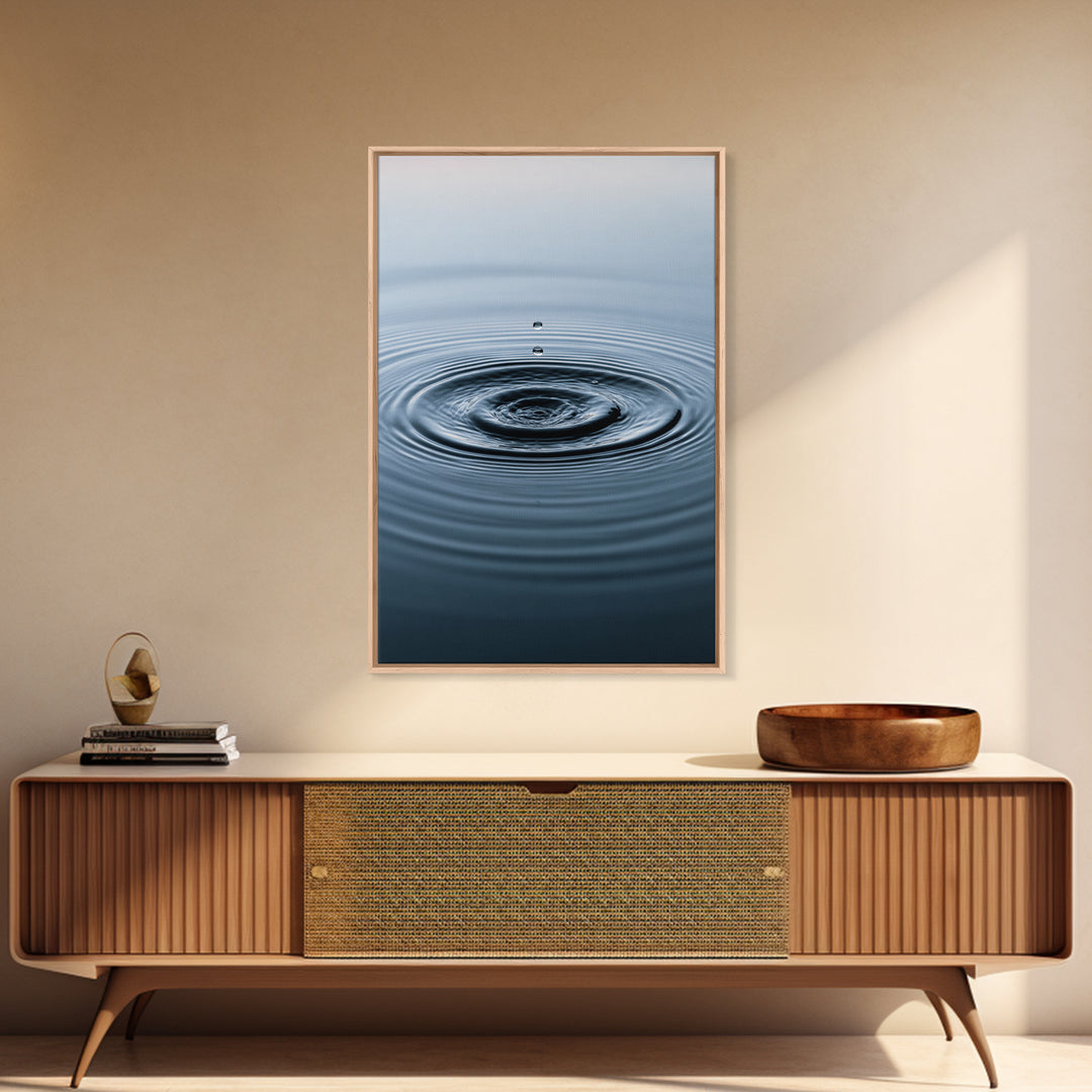Radiant Spiritual Lotus Meditation Art Vibrant Glow Digital Painting Wall Art Framed Canvas Print For Yoga And Zen Home Decor