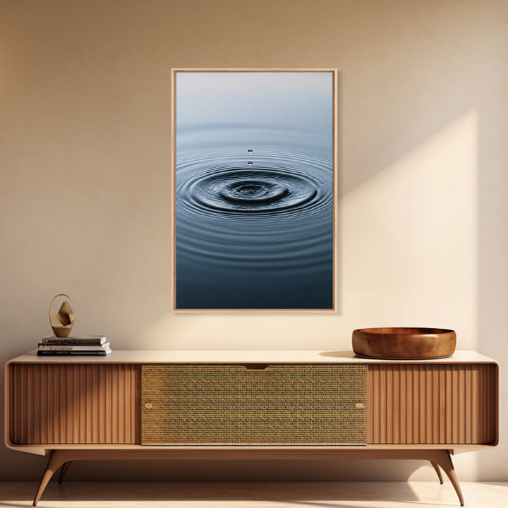 Radiant Spiritual Lotus Meditation Art Vibrant Glow Digital Painting Wall Art Framed Canvas Print For Yoga And Zen Home Decor