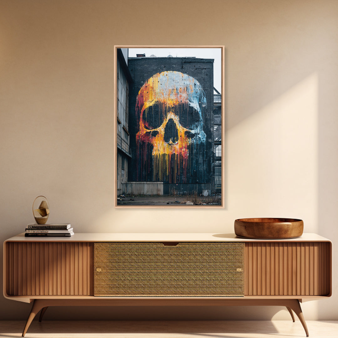 Dramatic Lightning Storm Over Knight Raising Sword Medieval Fantasy Painting | Fantasy Wall Art Canvas Print For Office Decor