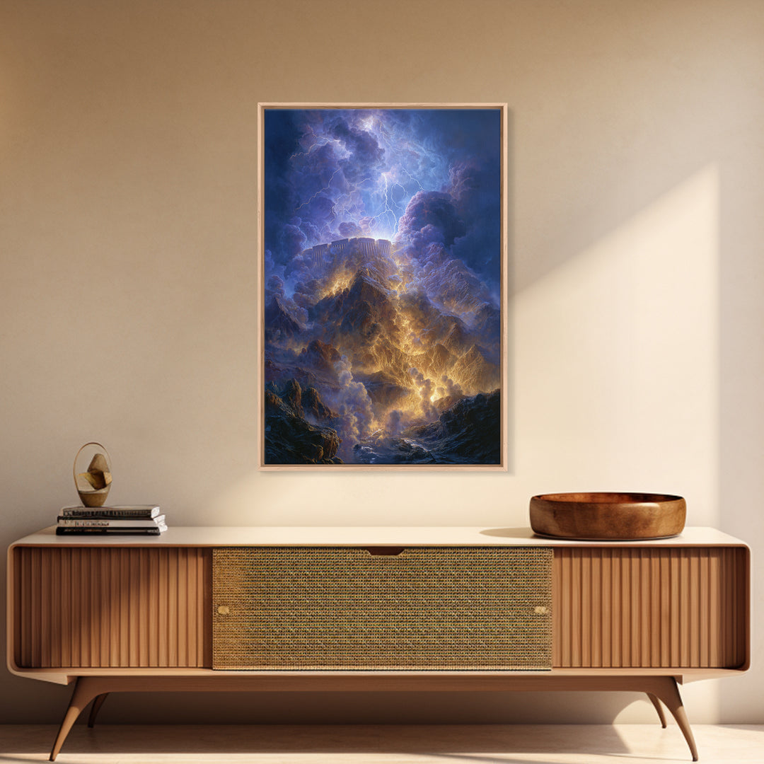 Serene Lakeside Early Morning Fishing Scene Oil Painting Wall Art Framed Canvas Print For Cozy Bedroom Decor