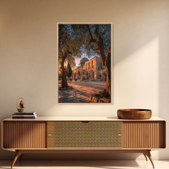 Vibrant Roaring Tiger Street Art Mural On Brick Wall Graffiti Canvas Print For Unique Home Decor And Bold Wall Art Statements