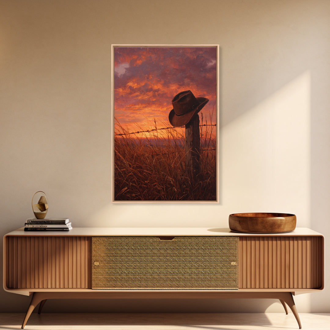Giant Bright Sunset Over Tropical Beach With Flaming Red Clouds And Rolling Waves Canvas Print Vibrant Wall Art For Living Room