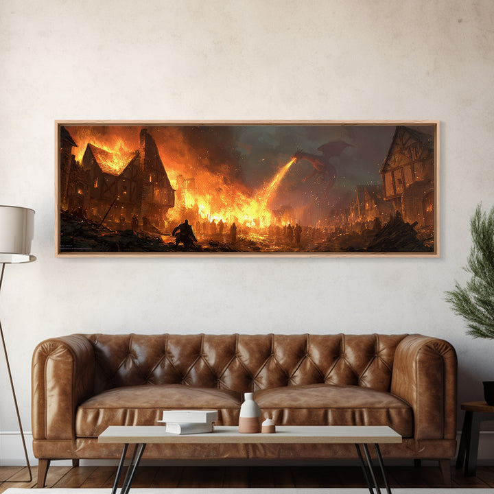 Starlit Skyline And Serene Night Scene Featuring Giant Bear Mural Urban Street Art Wall Art Print For City Night Decor