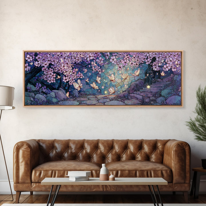 Fantasy Epic Battle Scene With Sorcerer Wielding Lightning Over Majestic Mountain Wall Art