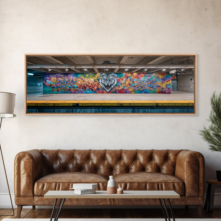 Epic Battle Scene With Vikings And Fire Powerful Fantasy Wall Art Framed Canvas Print For Dramatic Home Decor