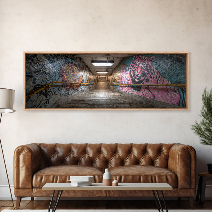 Fantastical Medieval Knight Amid Flames Fantasy Art Dark Dramatic Wall Art Canvas Print Gothic Home Decor
