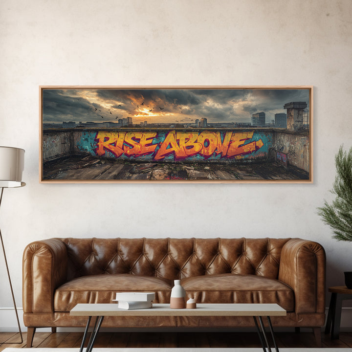 Urban Underground Subway Station Vibrant Tiger Mural Street Art Modern Wall Art Canvas Print For Home Decor