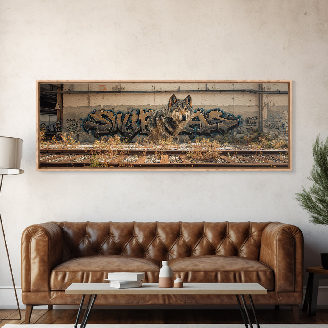 Beautiful Renaissance Style Jesus In Cave With Lions Wall Art Framed Canvas Print Religious Home Decor