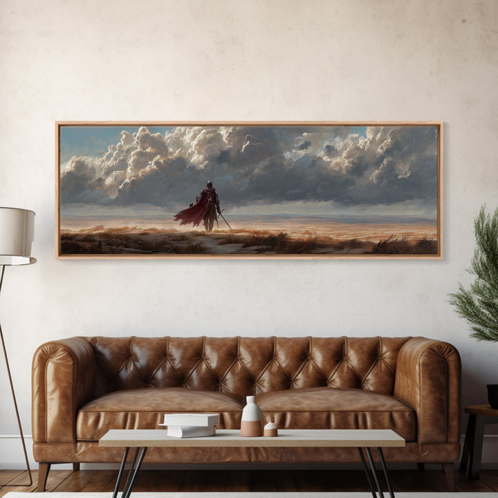 Cozy Lakeside Cabin In Forest Landscape Painting Wall Art Framed Canvas Print For Rustic Decor