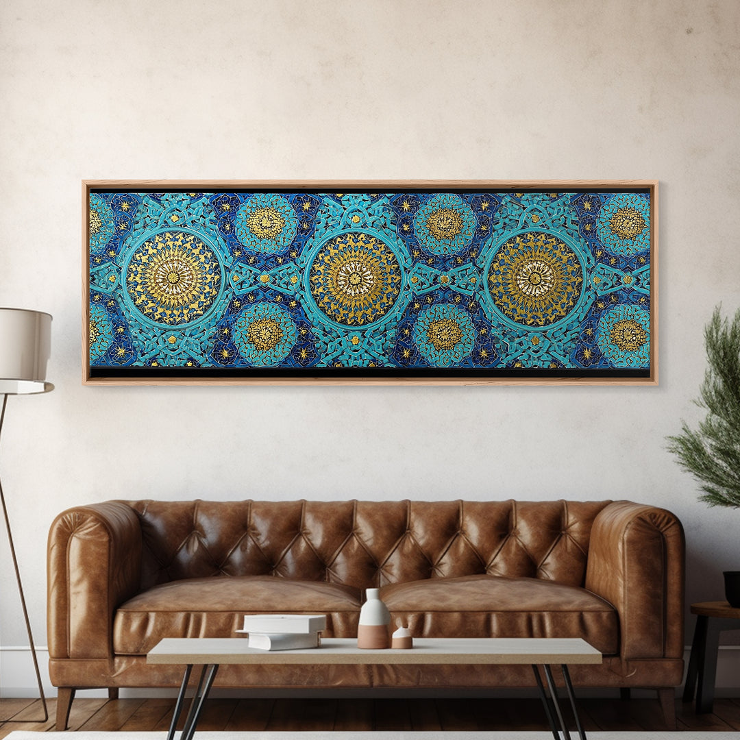 Knight Standing By Large Cross At Sunset Dramatic Painting - Framed Canvas Print, Medieval Wall Art, Romantic Home Decor, Gift For Men