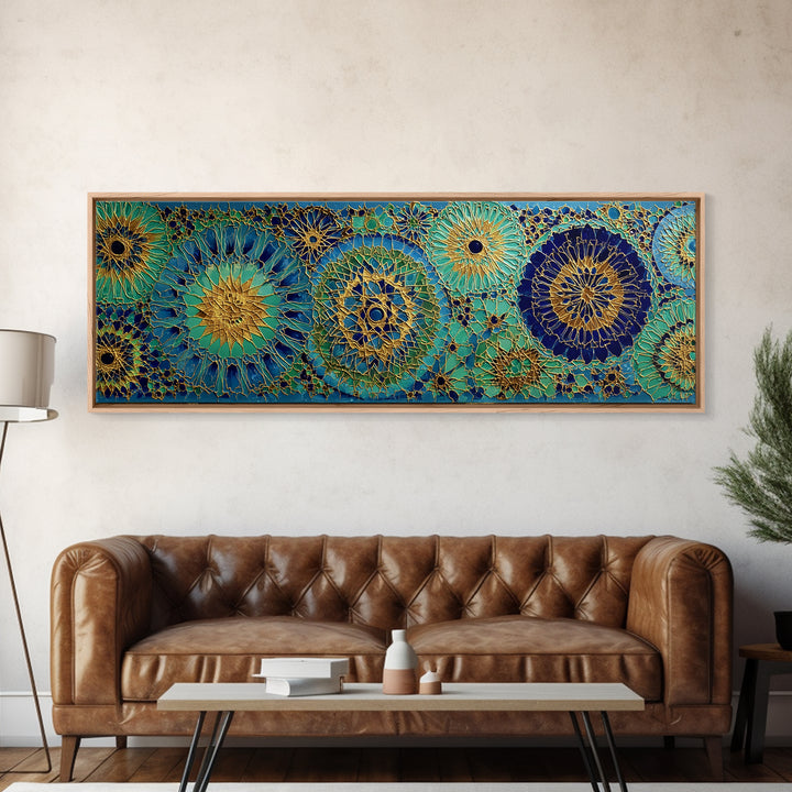 Intense Elemental Battle Between Fire And Ice Sorcerers Fantasy Wall Art Canvas Print For Dramatic Home Decor And Game Room