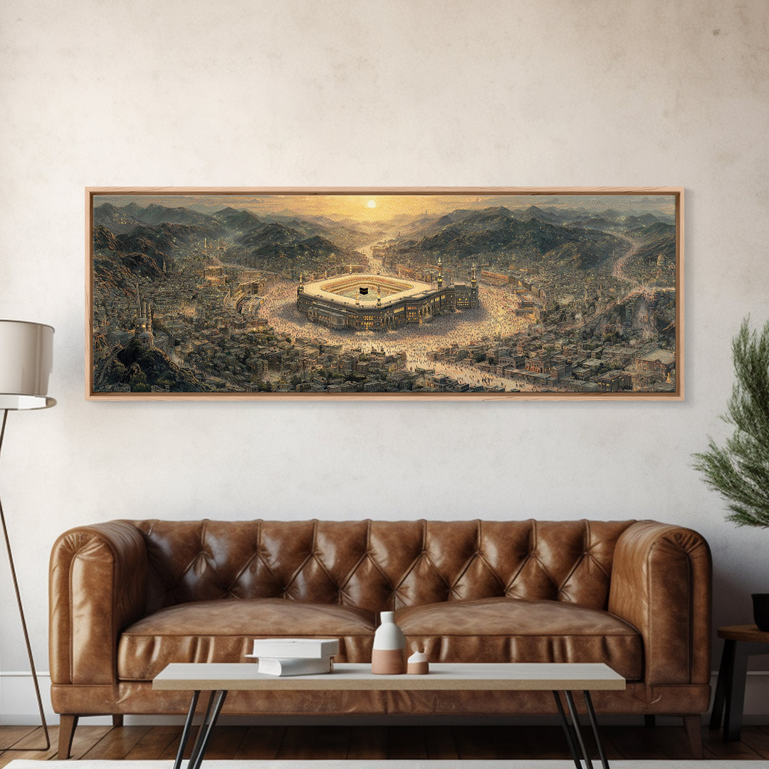 Kneeling Knight In Armor With Sword Inside Ancient Ruins Dramatic Medieval Scene Framed Canvas Print Historical Wall Art Decor Gift