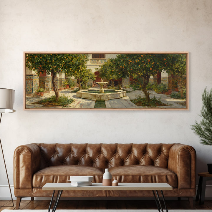 Classic European Cityscape With Modern Skyline And Glowing Lights At Dusk - Elegant Wall Art Framed Canvas Print For Living Room Decor