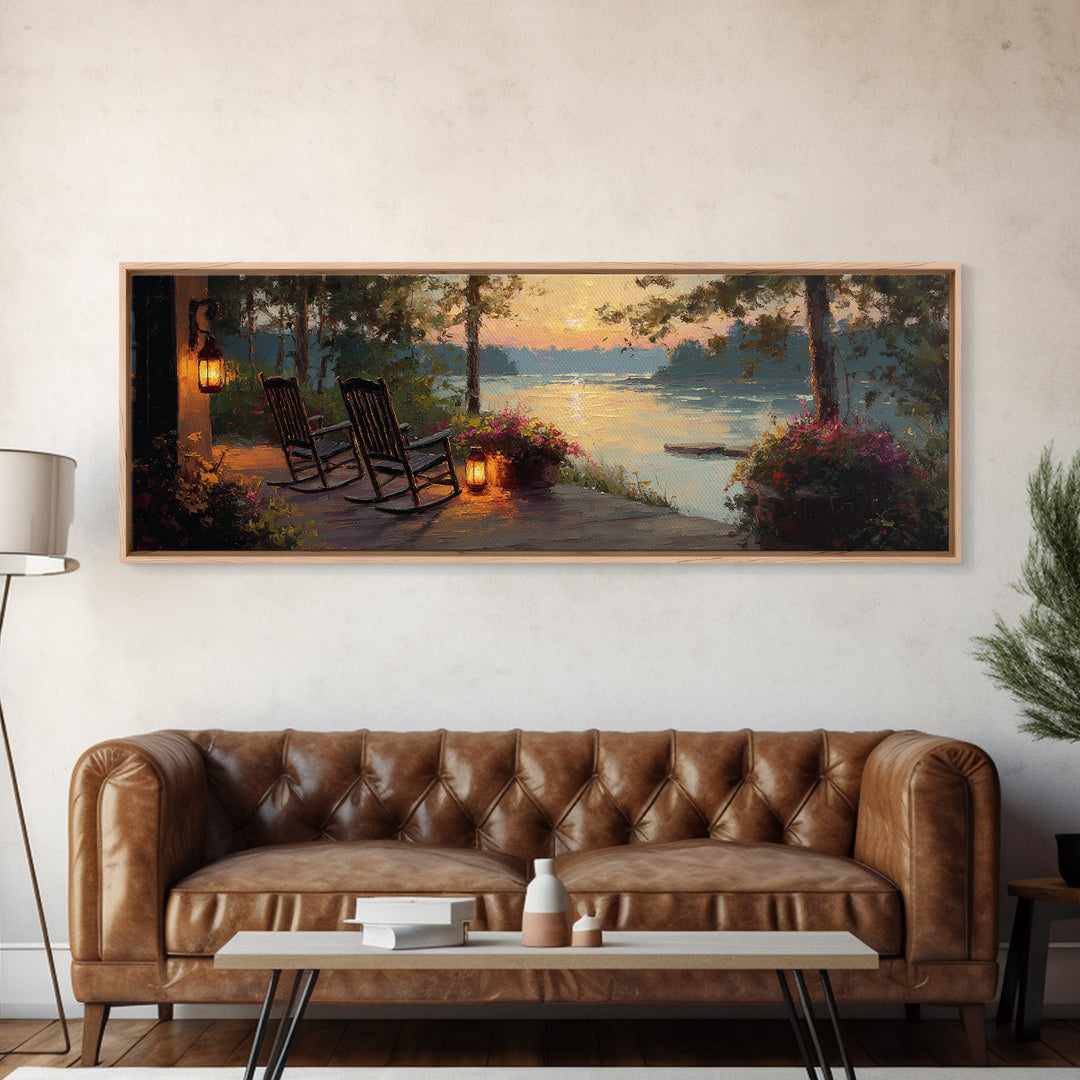 Still Life Painting Of Nautical Essentials With Rope, Hat And Oar On Weathered Dock Rustic Coastal Wall Art