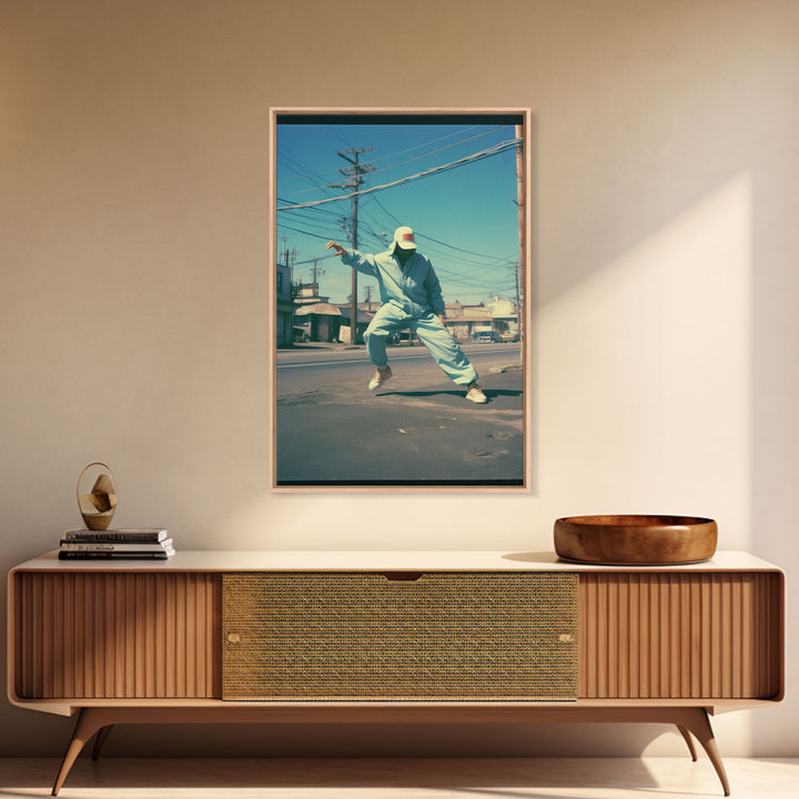 Street Dancer, Hip Hop Art, Urban Wall Art, Canvas Print, Wall Hanging, Portrait Art, Boys Bedroom Decor, College Dorm Decor, Modern Prints