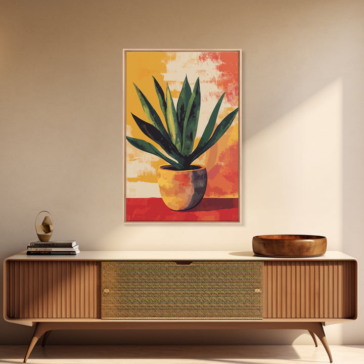 Aloe Vera Painting Print, Mexicano Wall Art, Southwestern Style Art, Arizona Art, Aloe Vera Art Print, Rustic Farmhouse home Decor, Kitchen Art