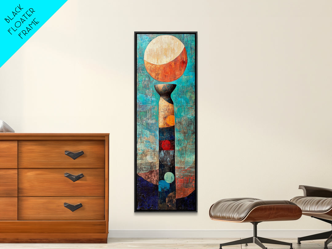 Abstract Moon, geometric wall art, wabi sabi art, sacred geometry wall art, zen wall art, abstract decor, modern painting