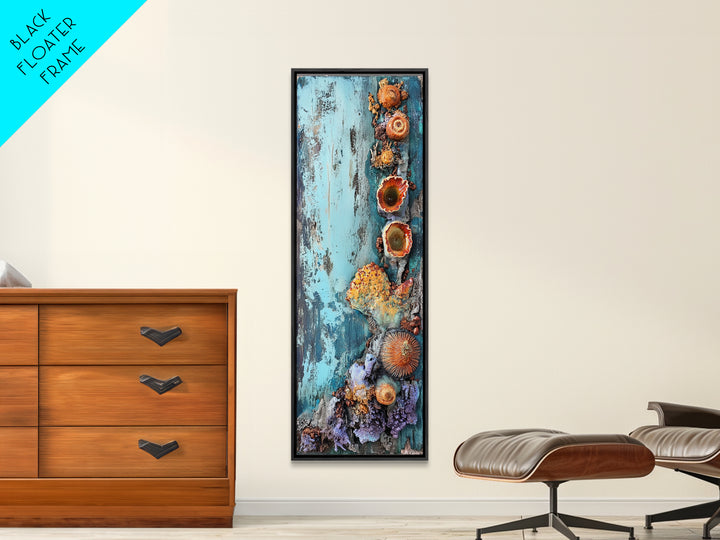 Abstract, Modern Art, Framed Canvas Print, geometric wall art, wabi sabi art, minimalist art, extra wide art, vertical wall art, gift idea