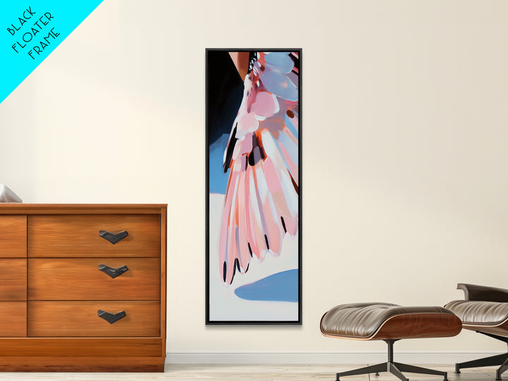 Butterfly Wing, Soft Pastel Art, Nature Inspired, Canvas Print, Modern Wall Decor, Feminine Aesthetic, Bedroom Wall Art, Boho Minimalist