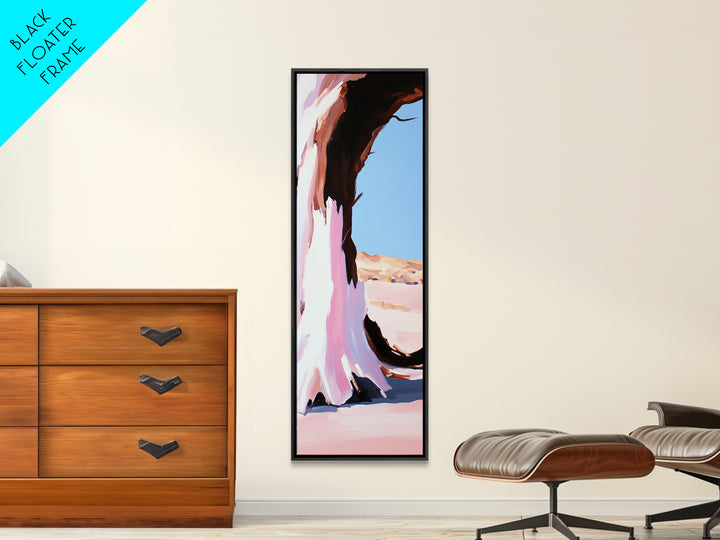 Desert Arch, Pink Sand, Minimalist Landscape, Framed Canvas Print, Boho Wall Art, Southwest Decor, Living Room Art, Nature Inspired