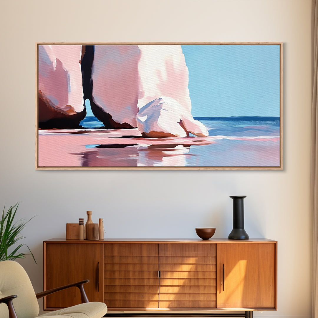 Archway Rocks, Coastal Beauty, Canvas Print, Minimalist Seascape, Natural Landscape, Large Wall Art, Ocean Home Decor, Living Room